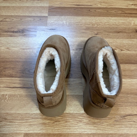 UGG Classic Ultra Mini New Heights Suede Platform Boots - Picture 11 of 13